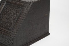 In the style of Daniel Cottier, Aesthetic Movement Dark Oak Coal Box - Thumbnail 17