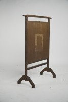 E. W. Godwin Style. An Anglo-Japanese Fire Screen with a Japanese Silk Embroidery - Thumbnail 14
