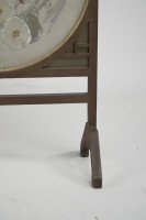 E. W. Godwin Style. An Anglo-Japanese Fire Screen with a Japanese Silk Embroidery - Thumbnail 9