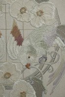 E. W. Godwin Style. An Anglo-Japanese Fire Screen with a Japanese Silk Embroidery - Thumbnail 12