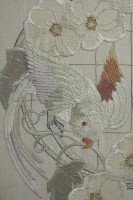 E. W. Godwin Style. An Anglo-Japanese Fire Screen with a Japanese Silk Embroidery - Thumbnail 13