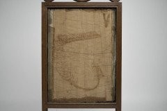 An Anglo-Japanese Oak Firescreen with a Torii Gate Detail & Japanese River Scene - Thumbnail 19