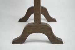 An Anglo-Japanese Oak Firescreen with a Torii Gate Detail & Japanese River Scene - Thumbnail 16