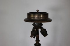 Jesson Birkett Attributed, an Arts & Crafts hand hammered copper standard floor lamp - Thumbnail 5