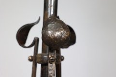 Jesson Birkett Attributed, an Arts & Crafts hand hammered copper standard floor lamp - Thumbnail 8