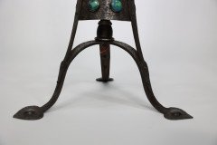 Jesson Birkett Attributed, an Arts & Crafts hand hammered copper standard floor lamp - Thumbnail 13