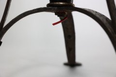 Jesson Birkett Attributed, an Arts & Crafts hand hammered copper standard floor lamp - Thumbnail 14