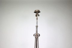 Jesson Birkett Attributed, an Arts & Crafts hand hammered copper standard floor lamp - Thumbnail 16