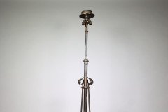 Jesson Birkett Attributed, an Arts & Crafts hand hammered copper standard floor lamp - Thumbnail 18