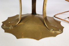 Arthur Dixon for the Birmingham Guild of Handicraft. Rare Arts & Crafts Brass Table Lamp - Thumbnail 8