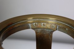 Arthur Dixon for the Birmingham Guild of Handicraft. A Rare Arts & Crafts Brass Table Lamp - Thumbnail 6