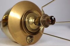 Arthur Dixon for the Birmingham Guild of Handicraft. A Rare Arts & Crafts Brass Table Lamp - Thumbnail 10
