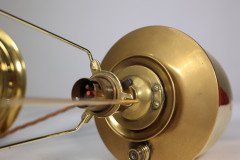 Arthur Dixon for the Birmingham Guild of Handicraft. A Rare Arts & Crafts Brass Table Lamp - Thumbnail 12