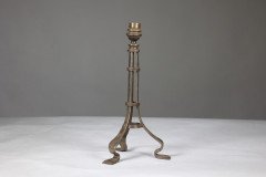 Birmingham Guild of Handicraft, attributed. An Arts & Crafts Iron Table Lamp - Thumbnail 4