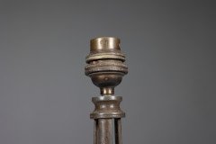 Birmingham Guild of Handicraft, attributed. An Arts & Crafts Iron Table Lamp - Thumbnail 6