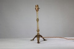 W. A. S. Benson. A Pair of Arts & Crafts Brass Table Lamps with a Serpent Style Tails - Thumbnail 6