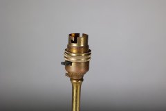 W. A. S. Benson. A Pair of Arts & Crafts Brass Table Lamps with a Serpent Style Tails - Thumbnail 10