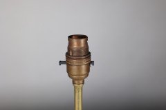 W. A. S. Benson. A Pair of Arts & Crafts Brass Table Lamps with a Serpent Style Tails - Thumbnail 11