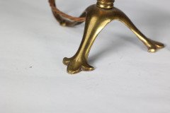 W. A. S. Benson. A Pair of Arts & Crafts Brass Table Lamps with a Serpent Style Tails - Thumbnail 13