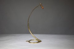 W. A. S. Benson. A Pair of Arts & Crafts Brass Swan Style Table Lamps - Thumbnail 8