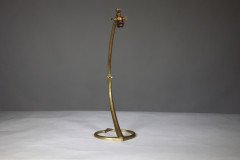 W. A. S. Benson. A Pair of Arts & Crafts Brass Swan Style Table Lamps - Thumbnail 9