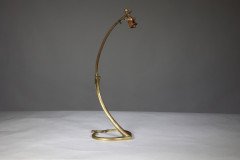 W. A. S. Benson. A Pair of Arts & Crafts Brass Swan Style Table Lamps - Thumbnail 10
