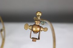 W. A. S. Benson. A Pair of Arts & Crafts Brass Swan Style Table Lamps - Thumbnail 12