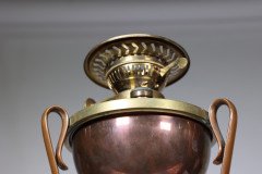 W. A. S. Benson, Arts & Crafts Copper and Brass Oil Lamp - Thumbnail 8
