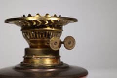 W. A. S. Benson, Arts & Crafts Copper and Brass Oil Lamp - Thumbnail 16