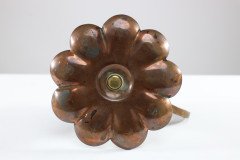W. A. S. Benson, Arts & Crafts Copper Lily Pad Oil Light - Thumbnail 15