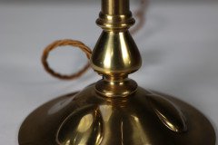 Pair of Arts & Crafts Copper Table Lamps with Three Repousse Hearts to the Base - Thumbnail 10