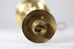 Pair of Arts & Crafts Copper Table Lamps with Three Repousse Hearts to the Base - Thumbnail 12