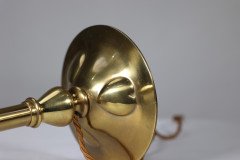 Pair of Arts & Crafts Copper Table Lamps with Three Repousse Hearts to the Base - Thumbnail 14
