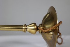 Pair of Arts & Crafts Copper Table Lamps with Three Repousse Hearts to the Base - Thumbnail 16