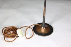 Arts & Crafts c.1900 Copper Table Lamp with Original Patina - Thumbnail 10