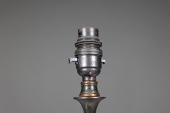 Arts & Crafts c.1900 Copper Table Lamp with Original Patina - Thumbnail 6
