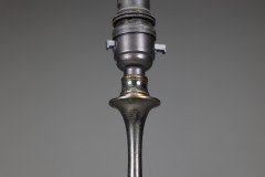 Arts & Crafts c.1900 Copper Table Lamp with Original Patina - Thumbnail 7