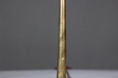 Dryad In the style of Arts & Crafts brass table lamp with a wide flaring base - Thumbnail 5
