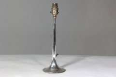 An Arts & Crafts Silver Plated Table Lamp - Thumbnail 2