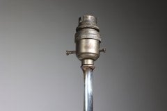 An Arts & Crafts Silver Plated Table Lamp - Thumbnail 3