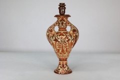 Cantagalli, Italian Porcelain Copper Lustre Table Lamp - Thumbnail 2