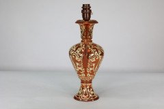 Cantagalli, Italian Porcelain Copper Lustre Table Lamp - Thumbnail 3