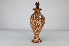 Cantagalli, Italian Porcelain Copper Lustre Table Lamp - Thumbnail 5