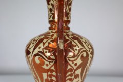 Cantagalli, Italian Porcelain Copper Lustre Table Lamp - Thumbnail 10
