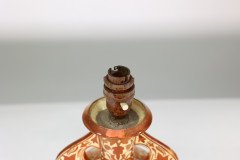 Cantagalli, Italian Porcelain Copper Lustre Table Lamp - Thumbnail 13