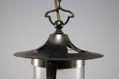 Arts & Crafts Glasgow School Style Copper Lantern - Thumbnail 4