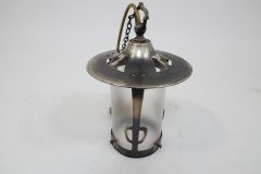 Arts & Crafts Glasgow School Style Copper Lantern - Thumbnail 3