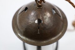 Gustav Stickley, Style of. Arts & Crafts Hand Hammered Patinated Copper Lantern - Thumbnail 5