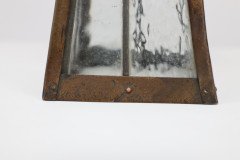 An Arts & Crafts little copper lantern with the original opaque shade - Thumbnail 13