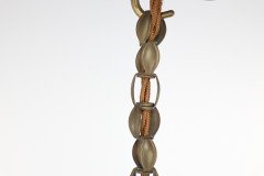 An Arts and Crafts little copper lantern with the original bulbous shade. - Thumbnail 12